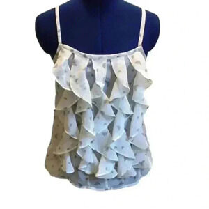 𝅺FIRE Los Angeles sheer cami cream w/ butte…